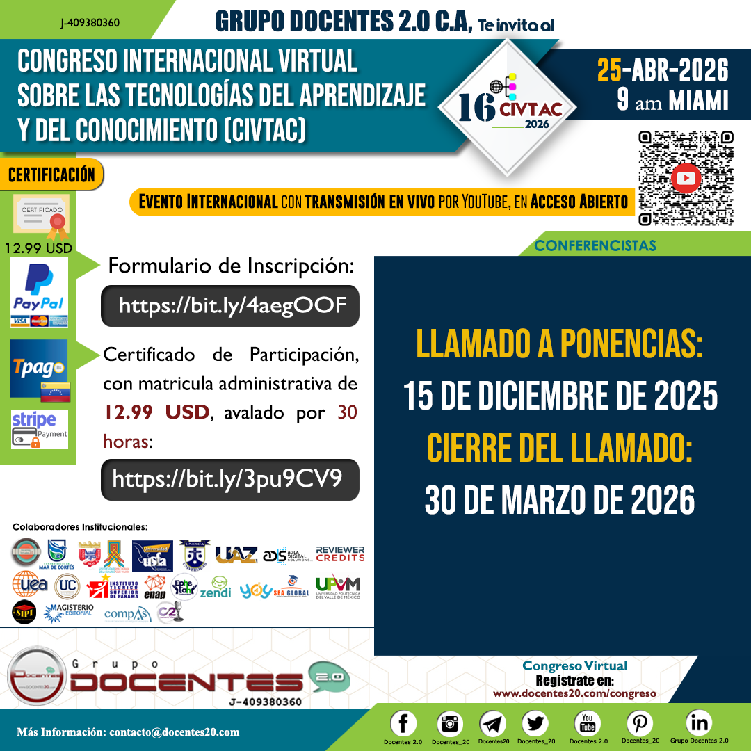 XVI CIVTAC 2026 Flyer